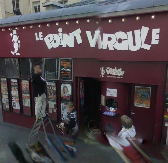 Le Point Virgule, théâtre parisien où l`on est content d`y avoir joué au moins une fois dans sa vie